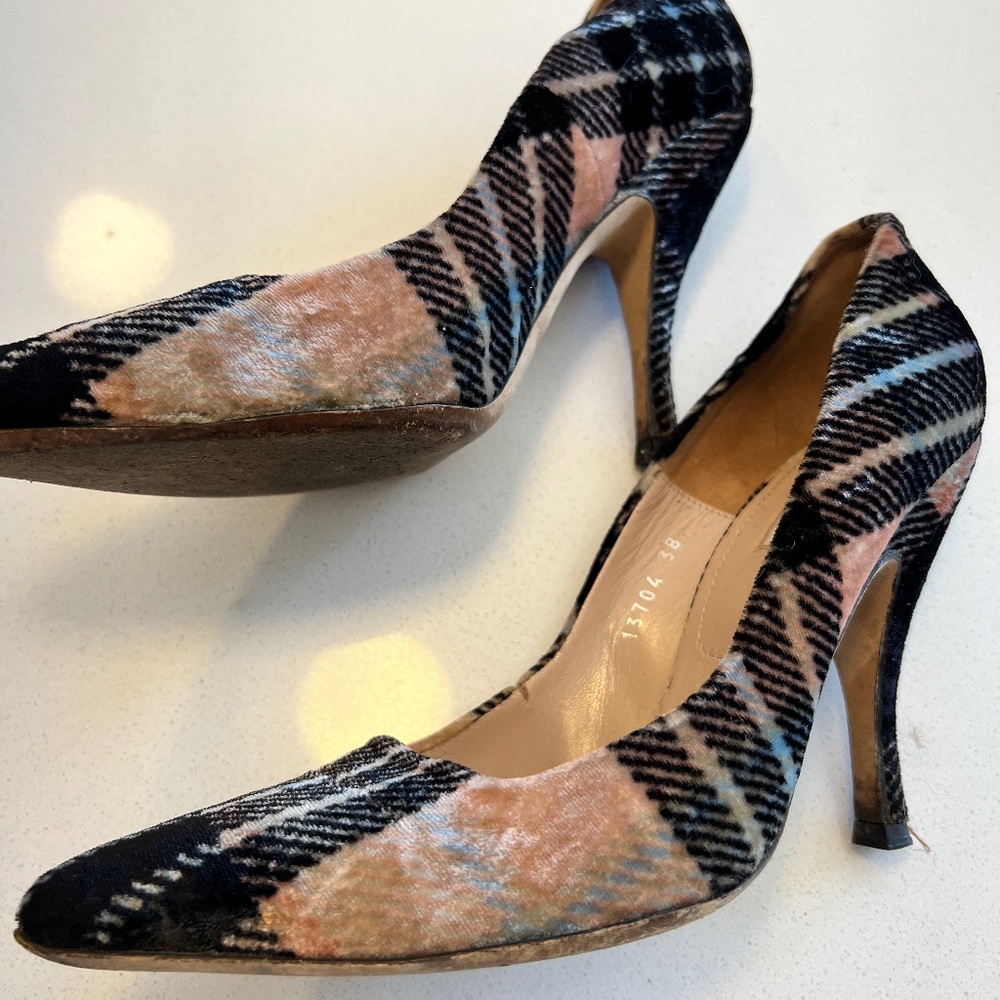 Dries Van Noten - velvet pumps size 38